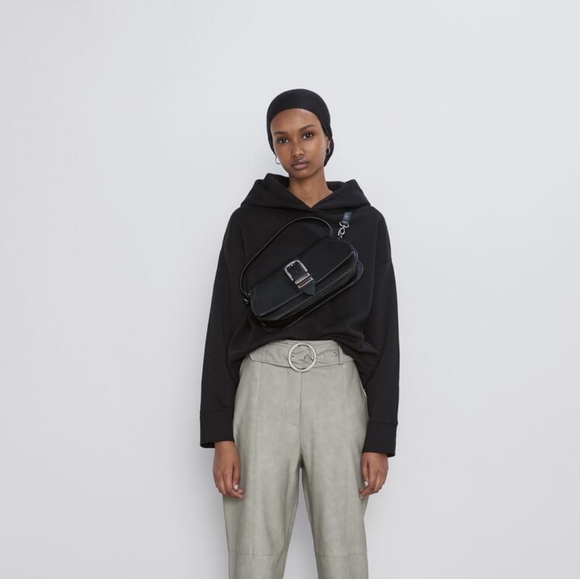 Zara Faux Leather Pants - Picture 2 of 7